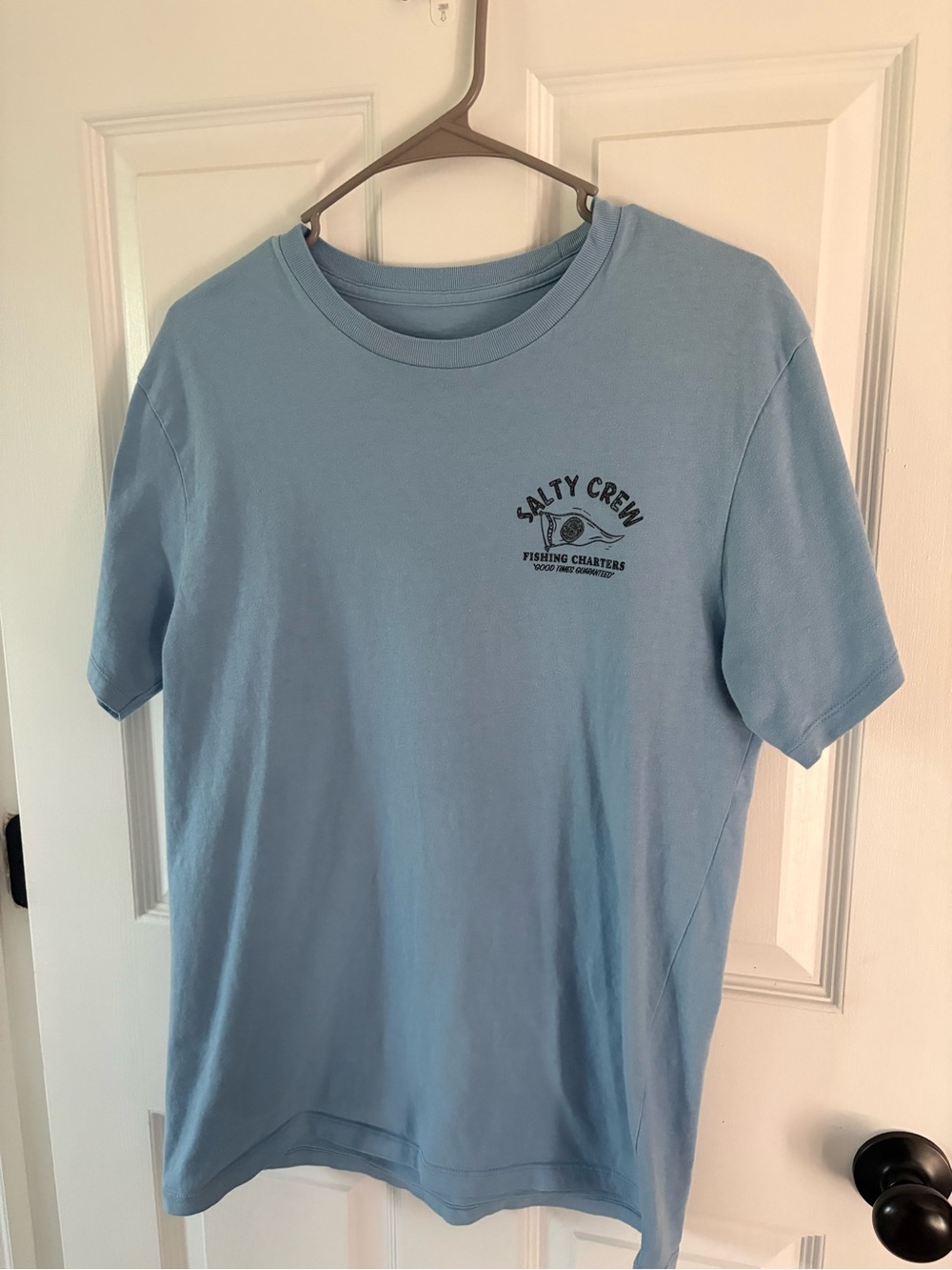 Salty Crew Sky Blue Fishing Charters T-Shirt